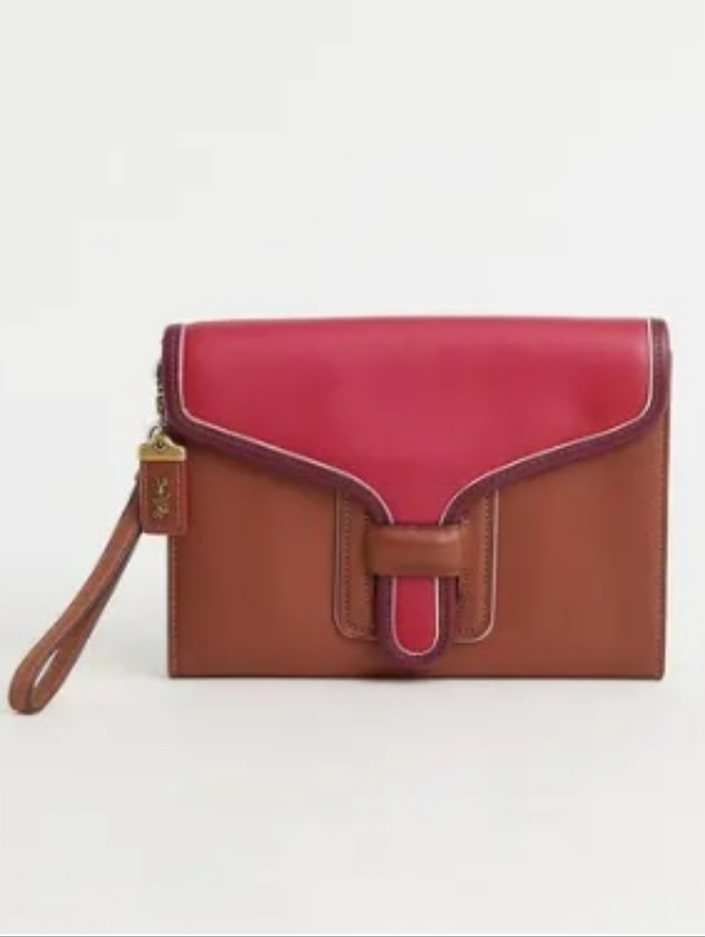 COACH-Courier Clutch-Wristlet 🤎❤️